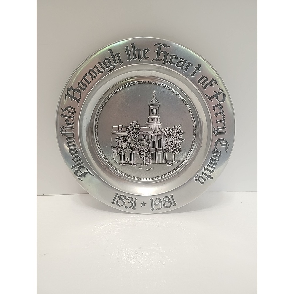 wilton armetale pewter plate 50 Of 190 Newbloomfield Courthouse Perry County Pa